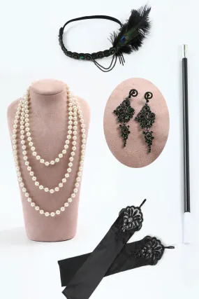 1920s Themed Five Pieces Party Accessories Sets