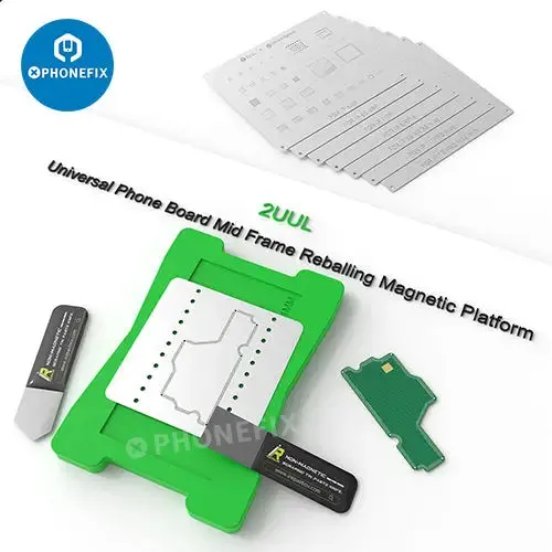 2UUL Universal Magnetic Platform For Phone Board Mid Frame Reballing