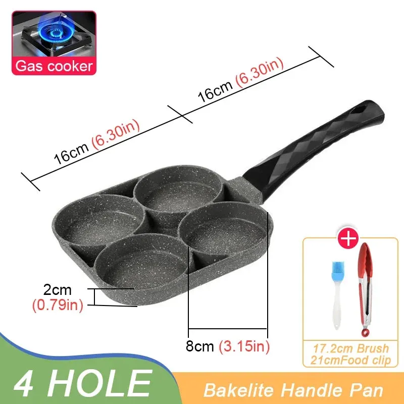 4-hole Non-stick Omelet Pan