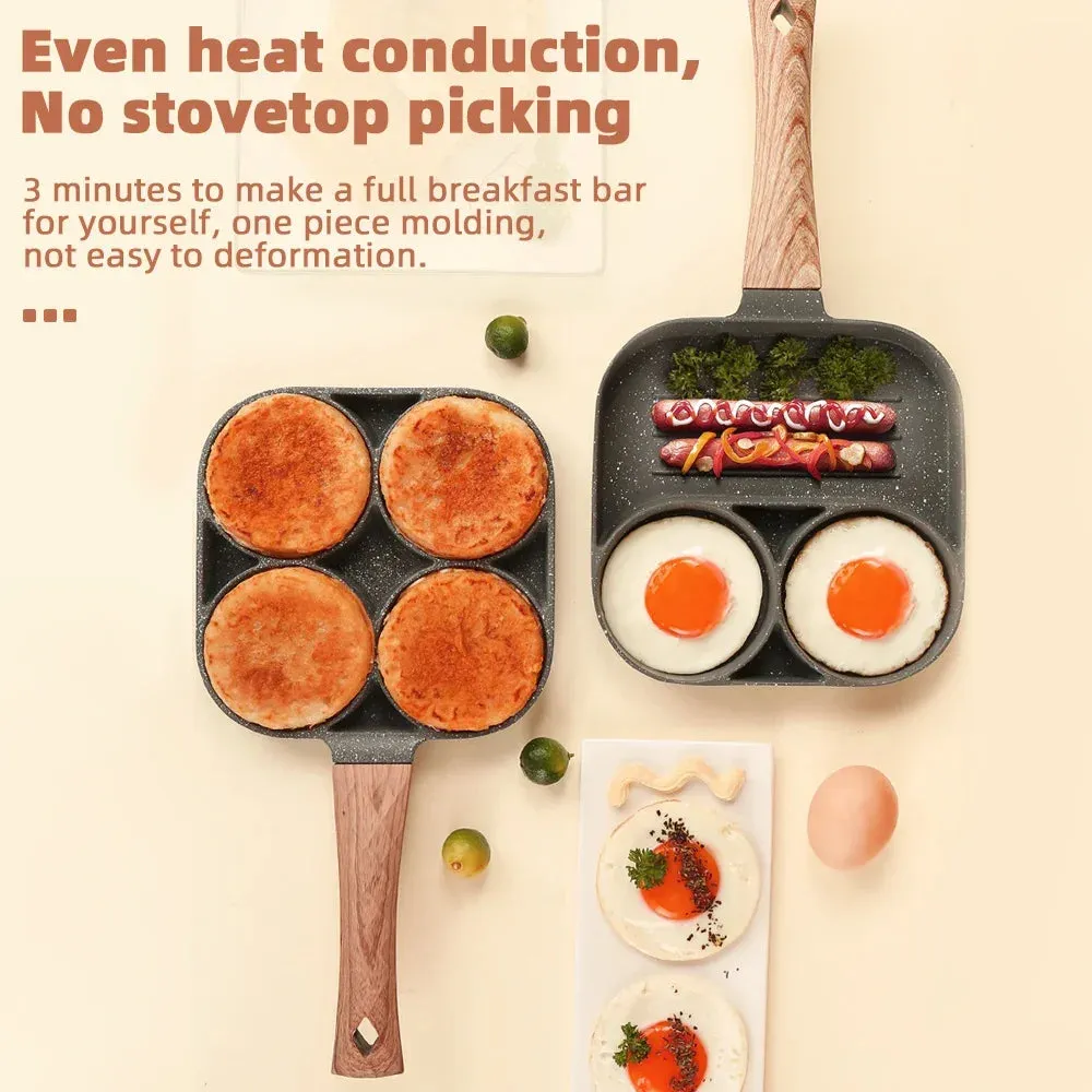 4-hole Non-stick Omelet Pan