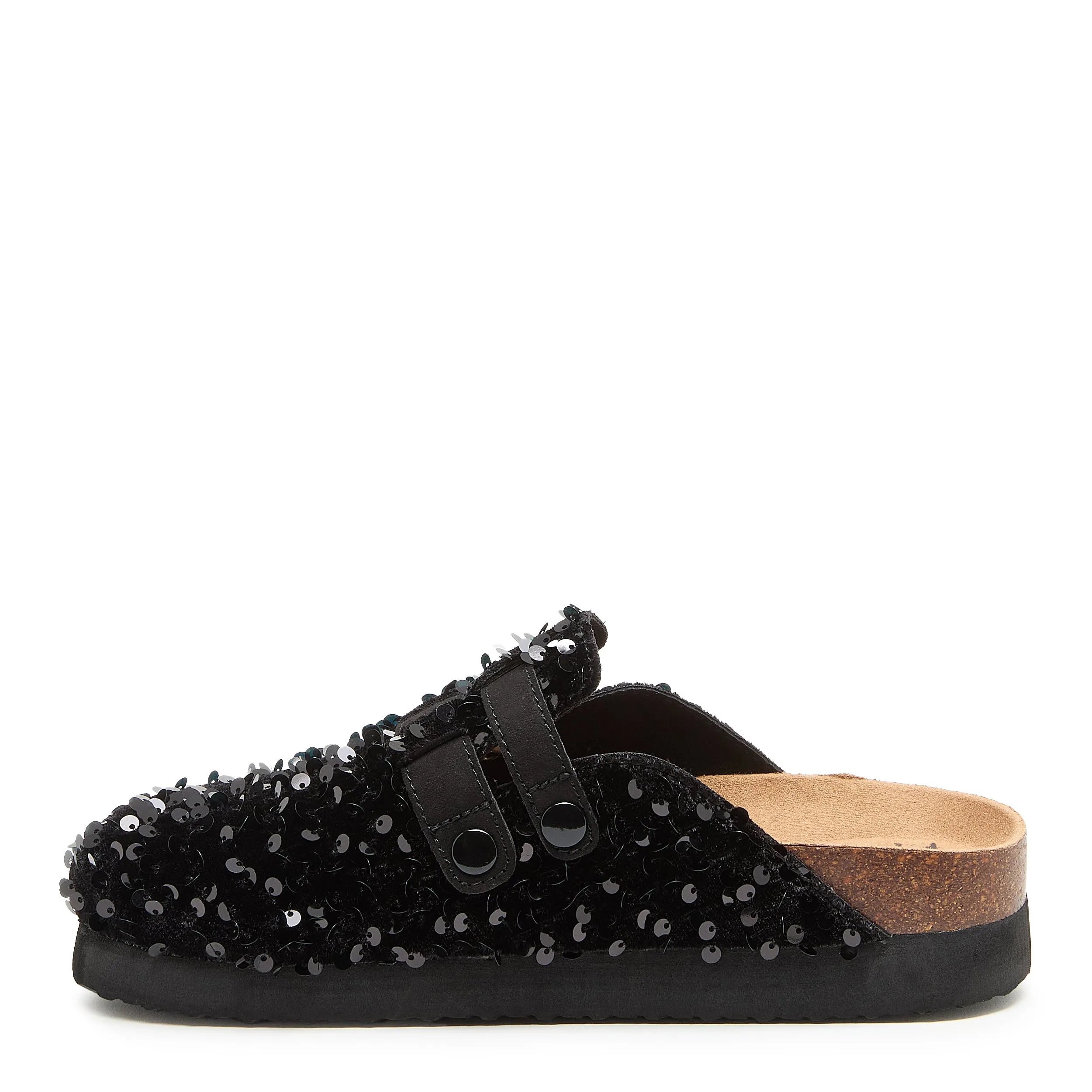 Abel Plus Black Sequin Mule