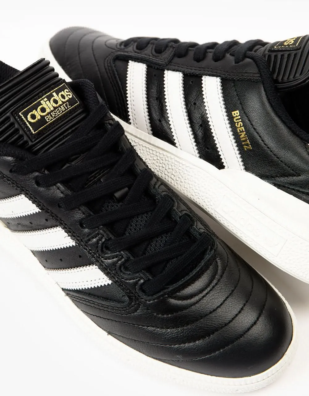 adidas Busenitz Skate Shoes - Core Black/Grey/Gold Metallic