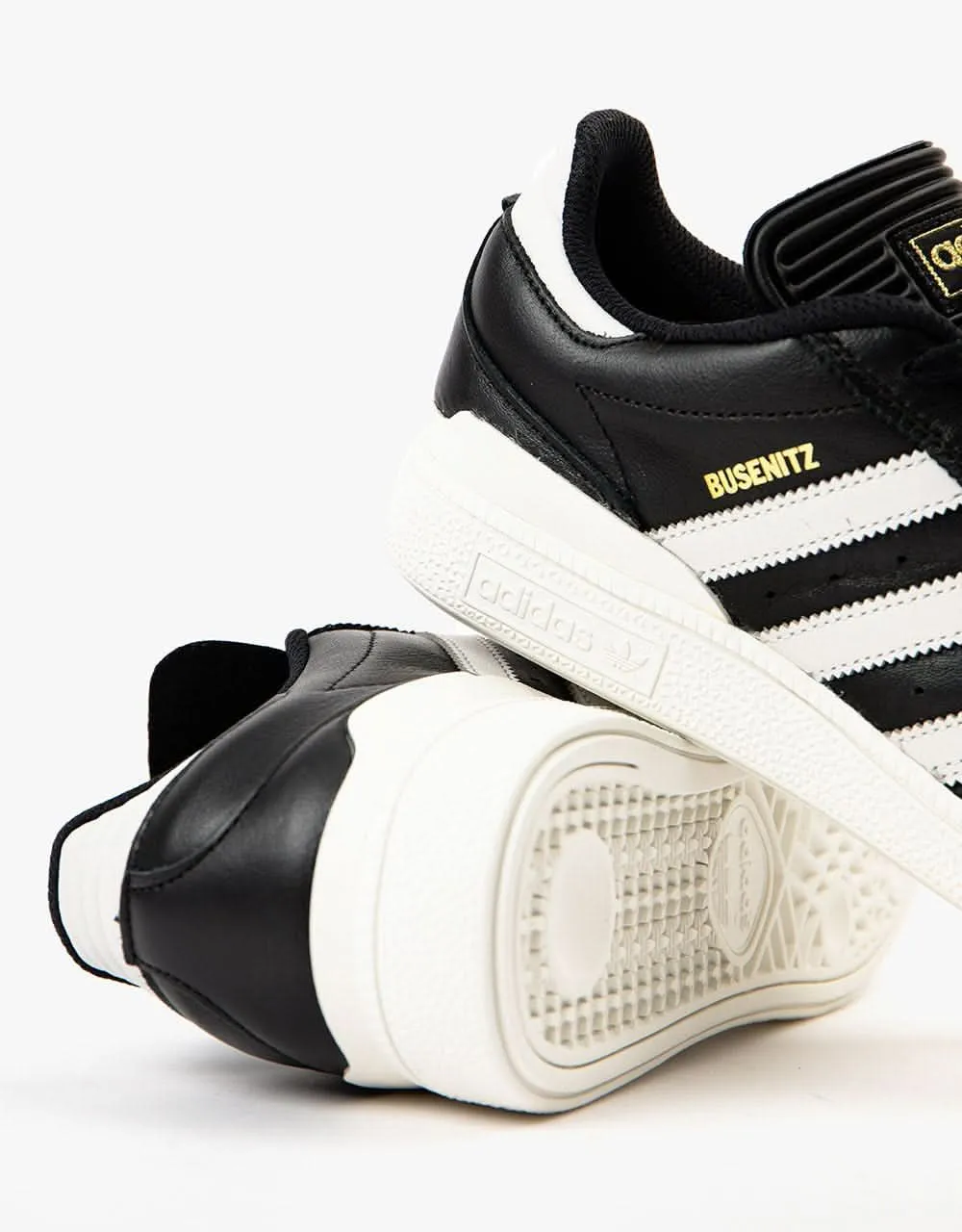 adidas Busenitz Skate Shoes - Core Black/Grey/Gold Metallic