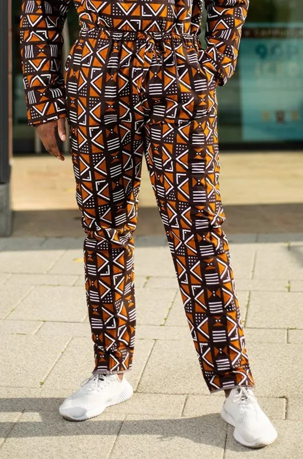 African Pants In Amazing Mud Cloth