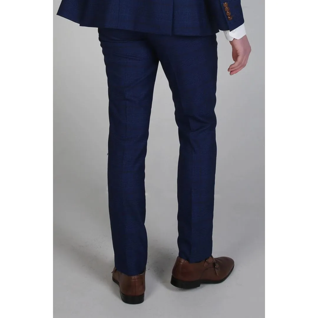 Alex - Men's Navy Trousers