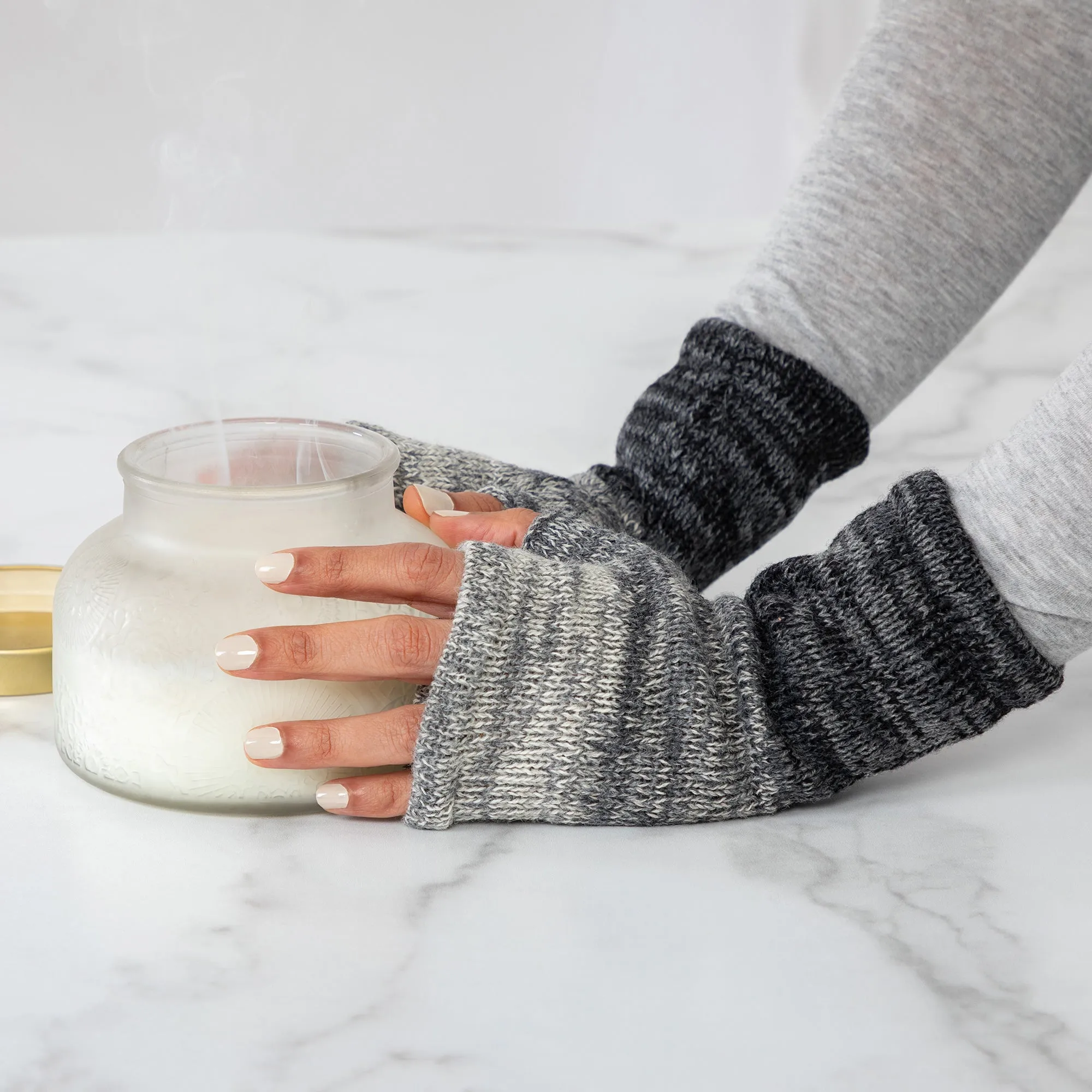 Alpaca Fingerless Mittens | Handmade, Fair Trade, 100% Alpaca Fiber