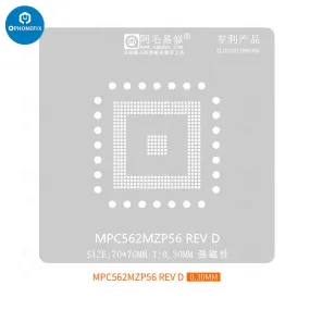 AMAOE BGA Reballing Stencil For MPC562MZP56 MPC555LF8MZP40