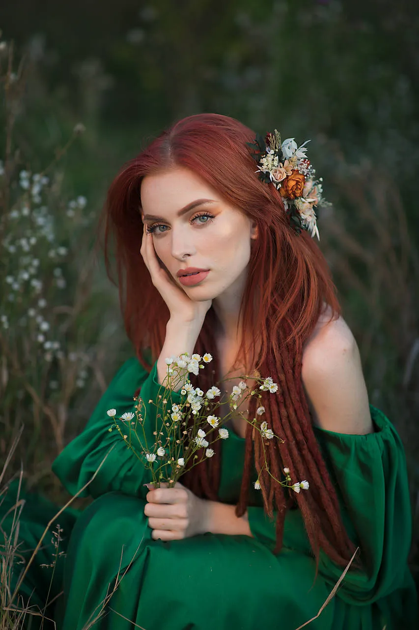 Autumn flower hair comb Burnt orange and ivory flower comb October wedding Natural wedding Bridal accessories Customisable bridal hair comb