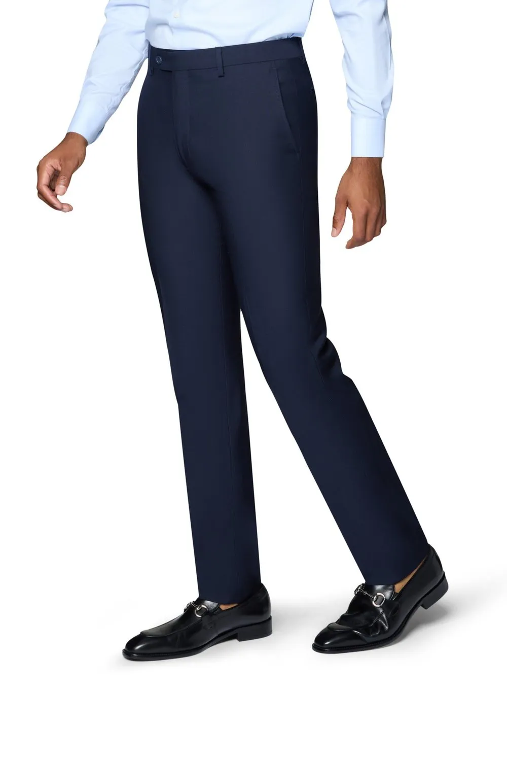 Berragamo Elegant Slim Fit Pants - Navy