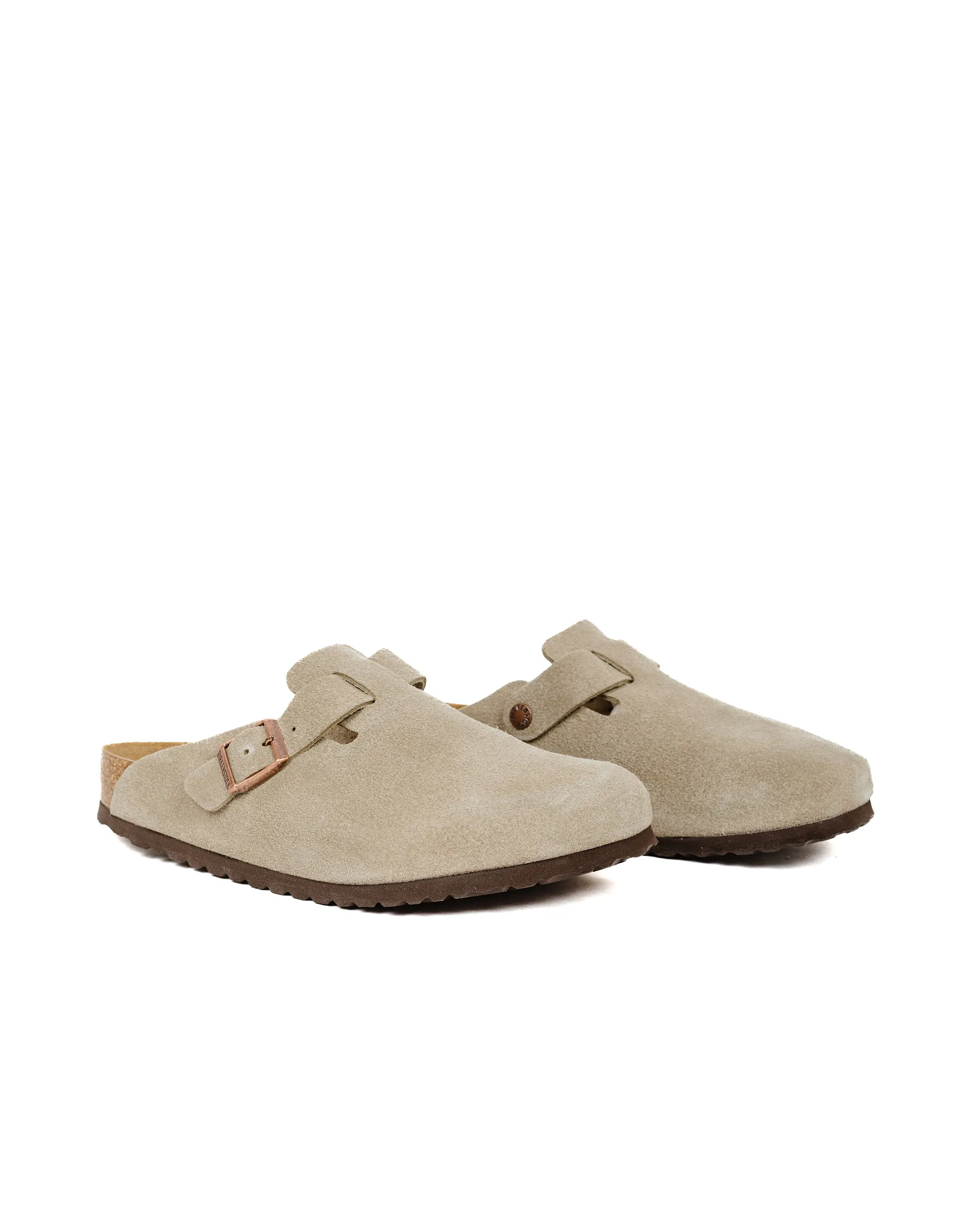 Birkenstock Boston Taupe Suede