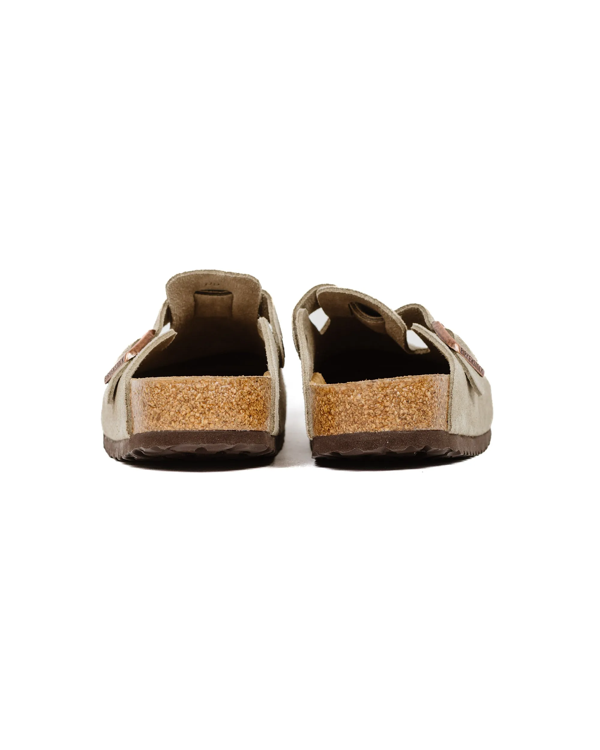 Birkenstock Boston Taupe Suede