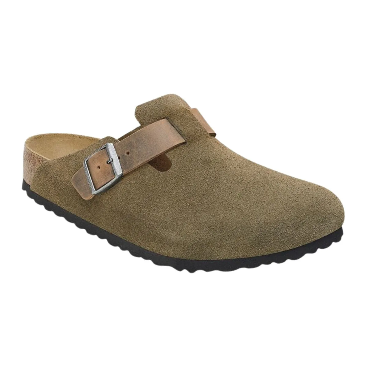 Birkenstock Men's Boston Thyme Suede/Oiled Leather