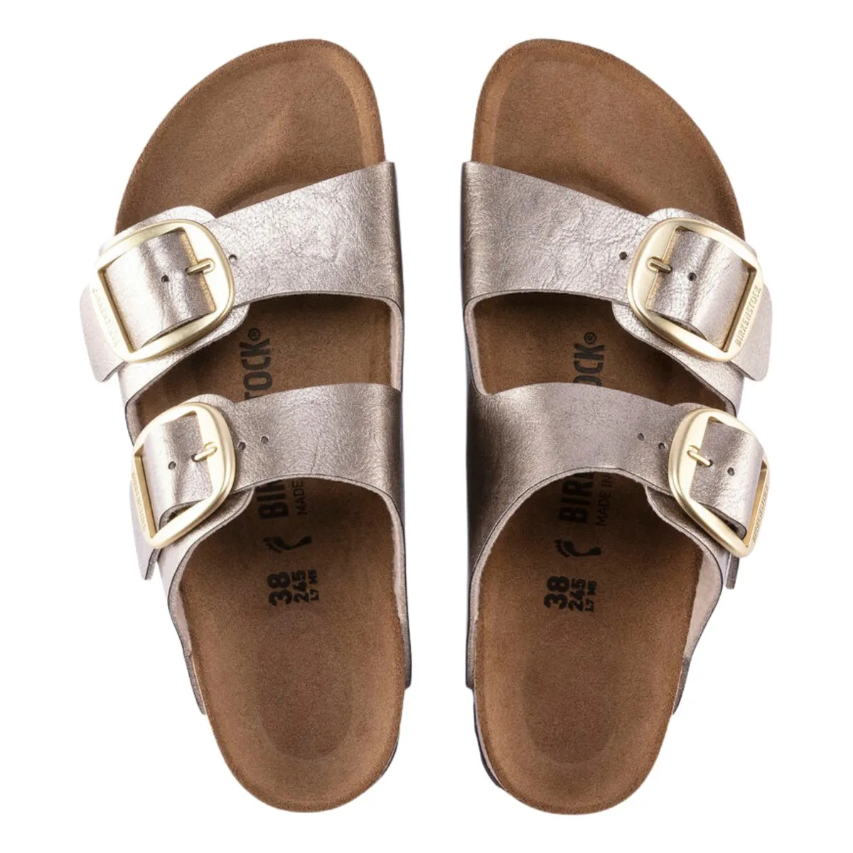 Birkenstock Women's Arizona Big Buckle Birko-Flor Graceful Taupe