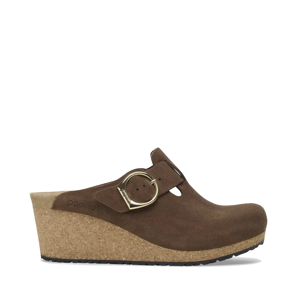 Birkenstock Women's Fanny Wedge in Dark Tea