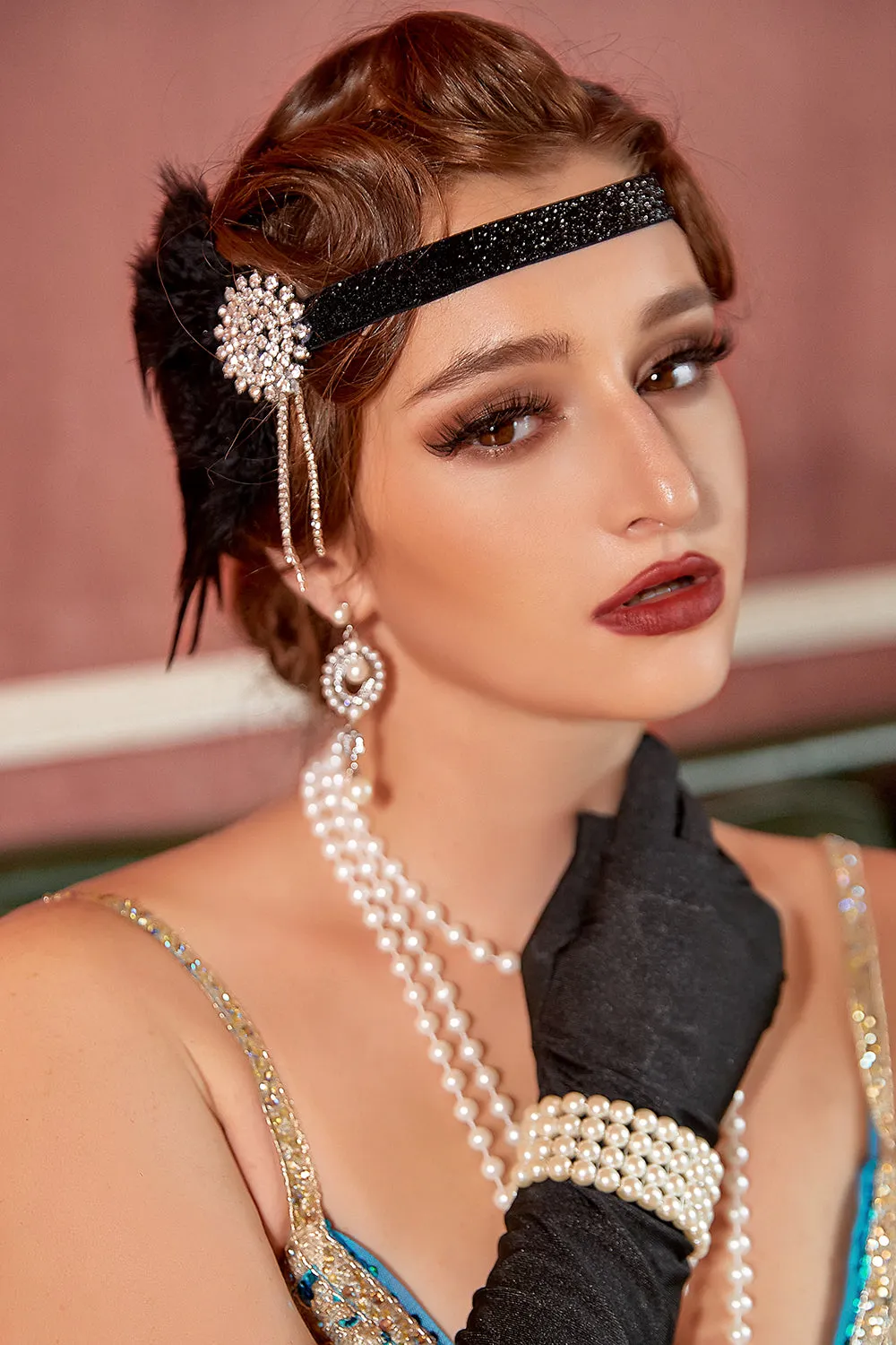 Black 1920s Party Accessories Sets