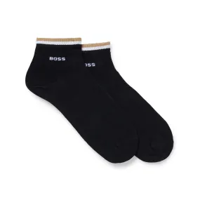 BOSS 2 Pair Signature Stripe Ankle Socks