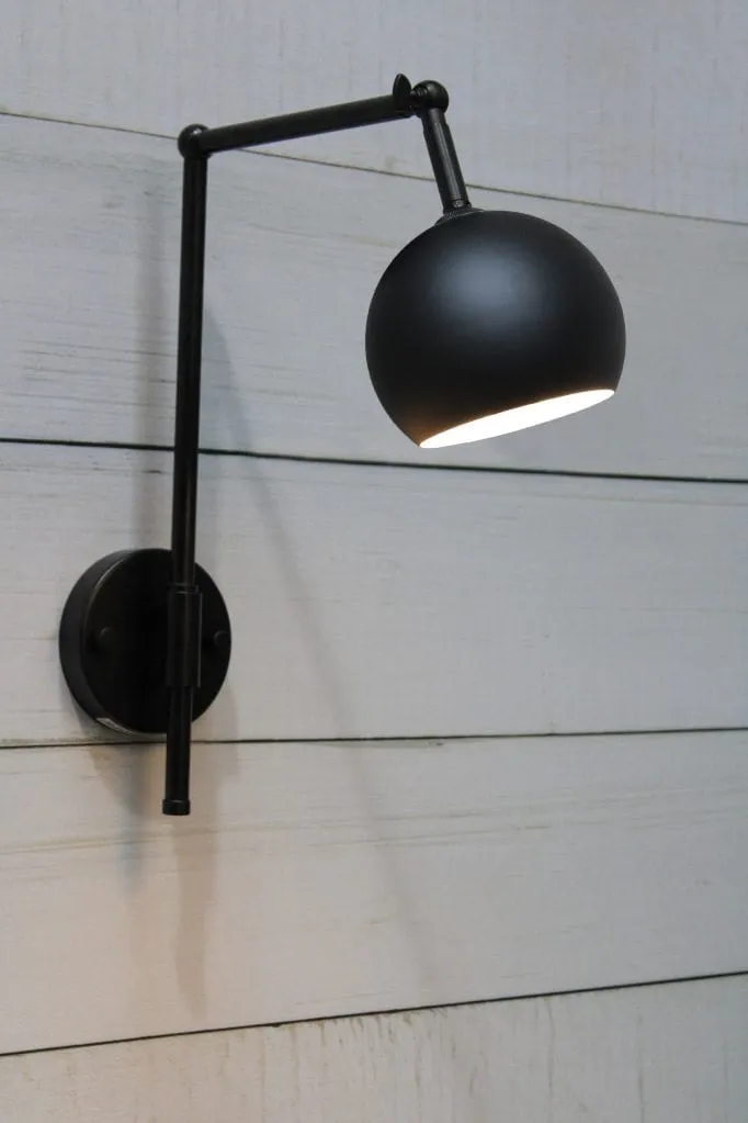 Bulb Hook Swivel Arm Wall Light