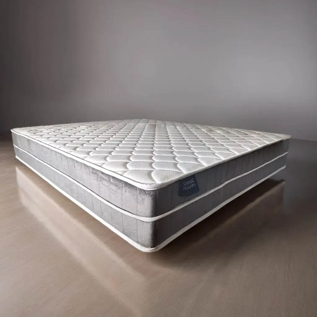 Campo Fabric Storage Bed (Water Repellent)   Somnuz™ Durafirm 10" Spring Mattress with Eurotop