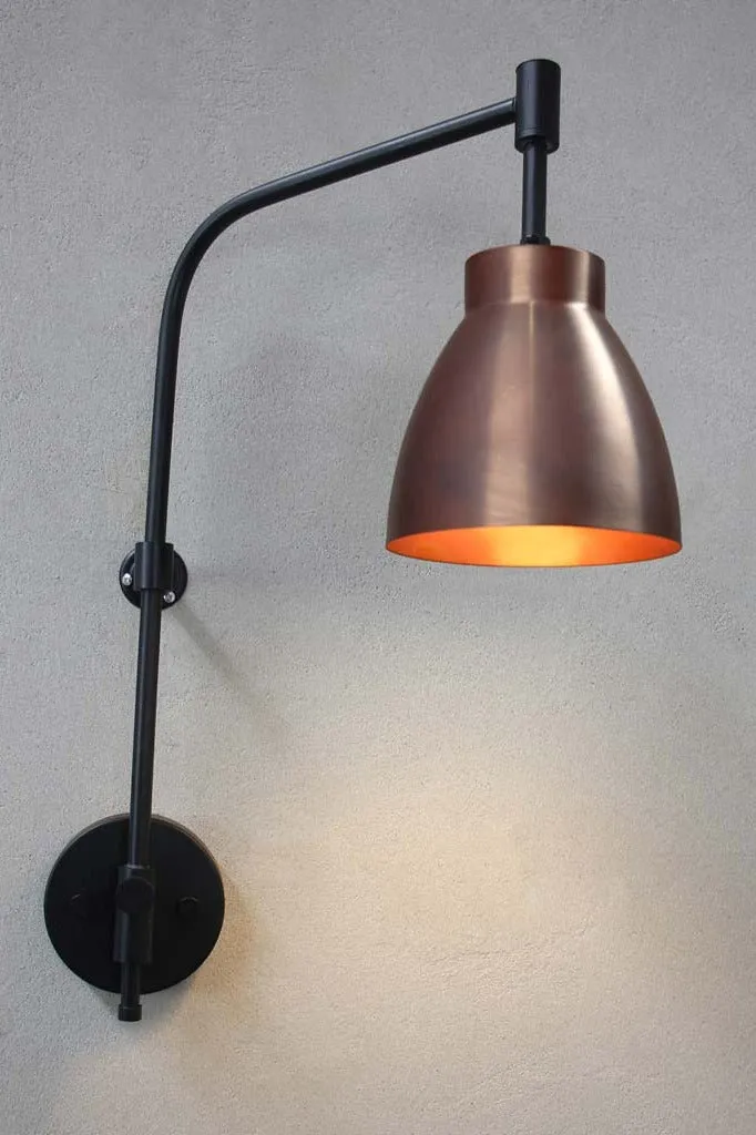 Cellar Wing Arm Lamp with Wall Plug