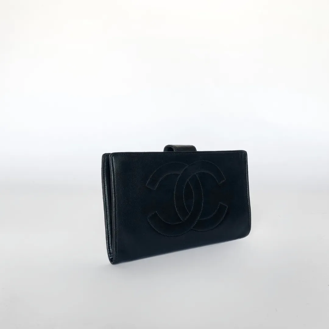 Chanel Wallet Large Lambskin Leather