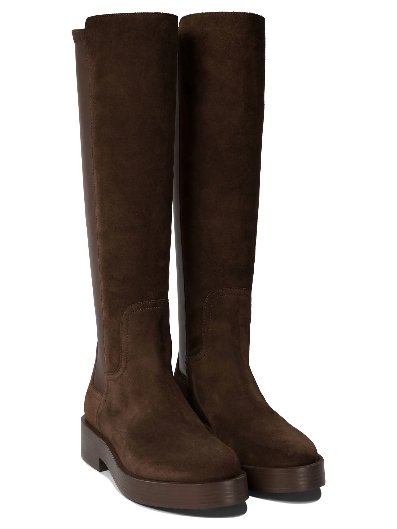 Charlie Stretch Suede Boots