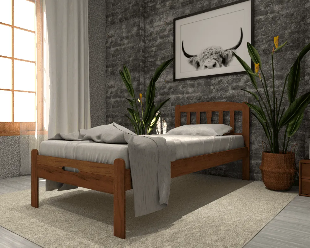 Cole Wooden Bed