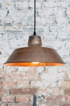 Copper Factory Pendant Light