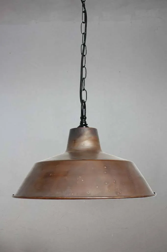 Copper Factory Pendant Light