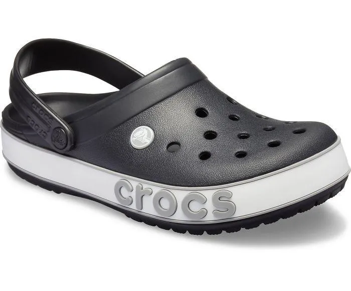 Crocband Bold Logo Black/Light Grey Unisex Clog-20602102g