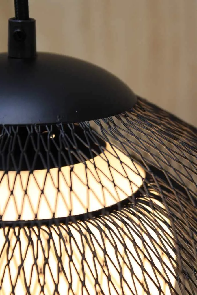 Crosswork Glass Pendant Light