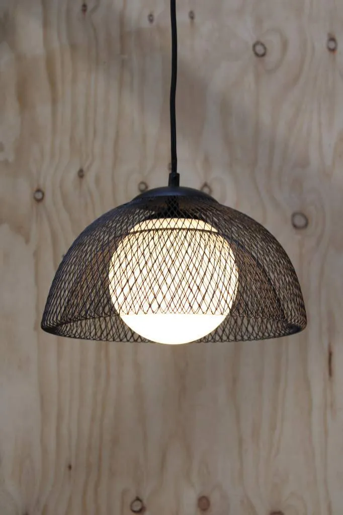 Crosswork Glass Pendant Light