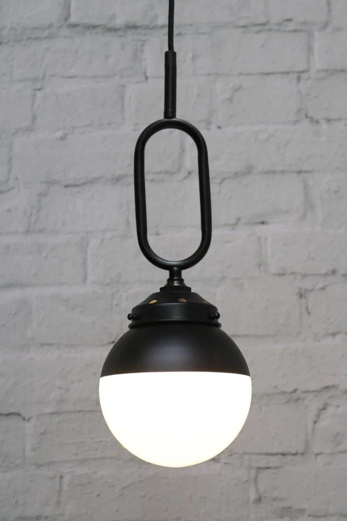 Crown Sphere Glass Pendant Light