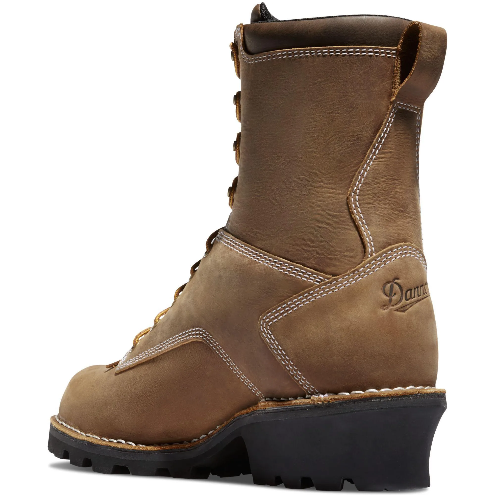 Danner Men's Logger Soft Toe WP Work Boot - Brown - 15439