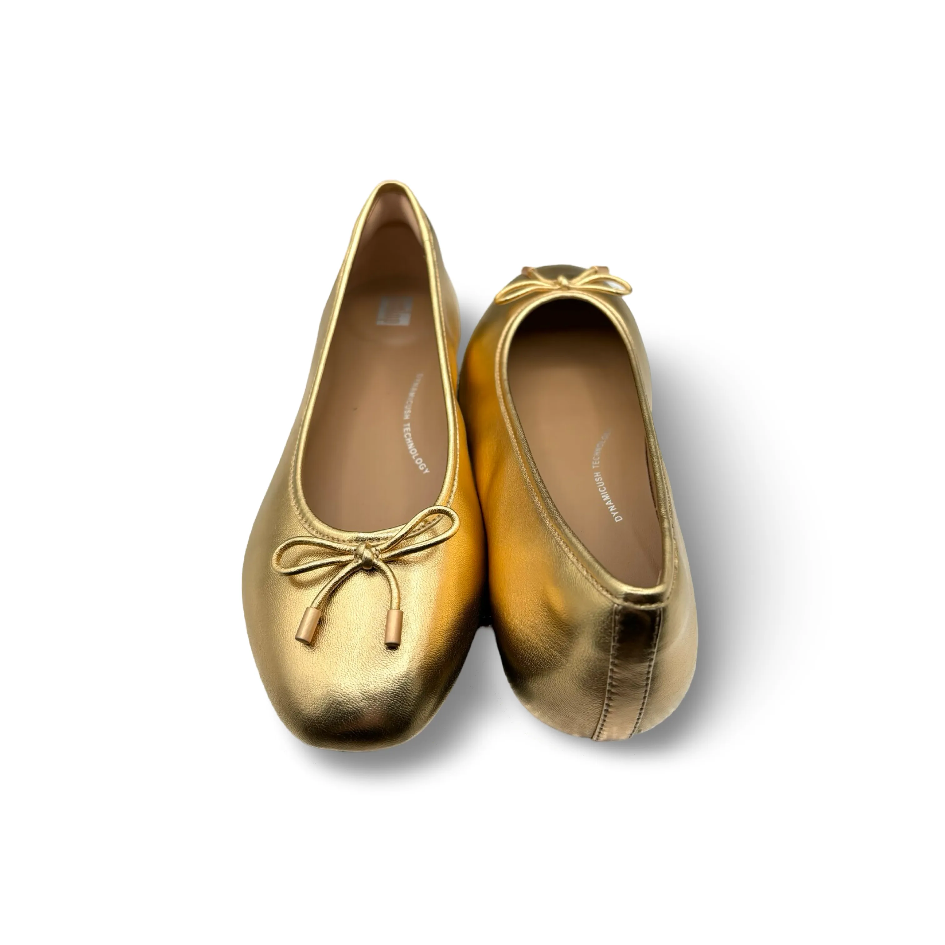 Delicato Old Gold Ballet Flat