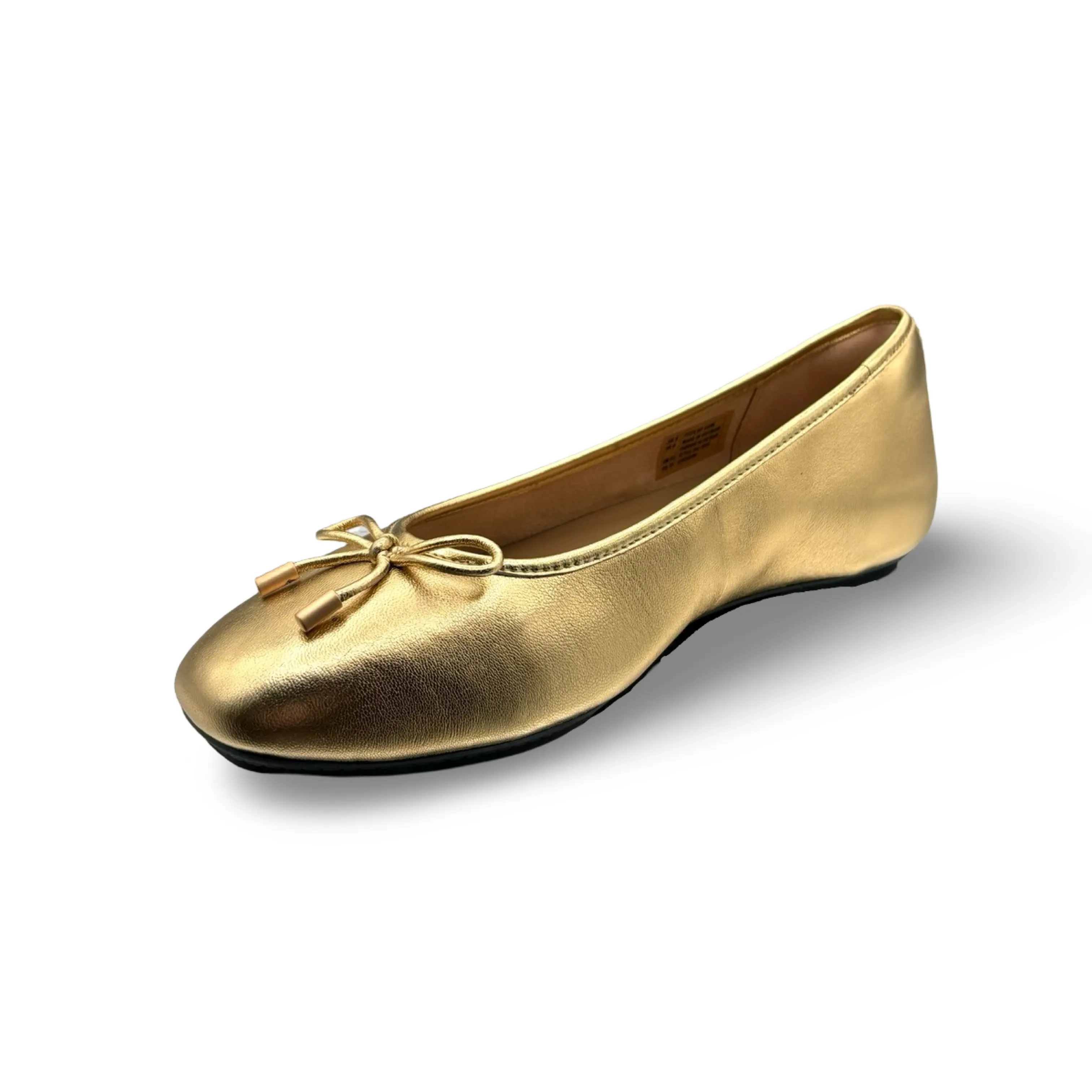 Delicato Old Gold Ballet Flat