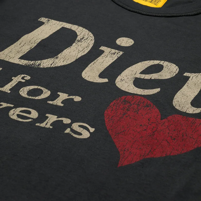 Diet Starts Monday Lovers Tee - Vintage Black