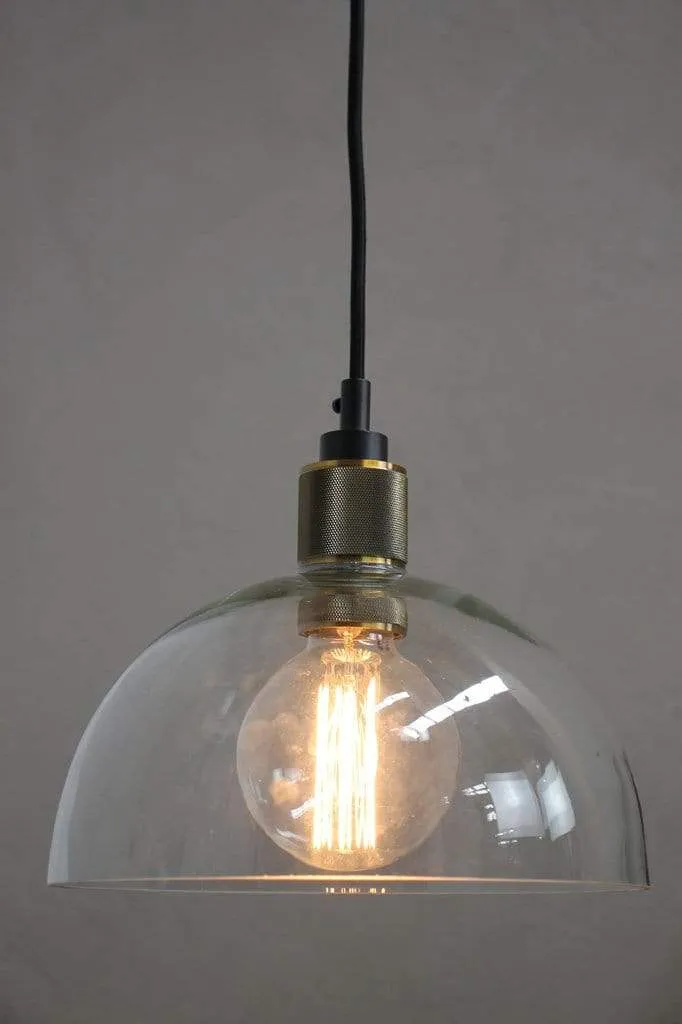 Dome Glass Pendant Light