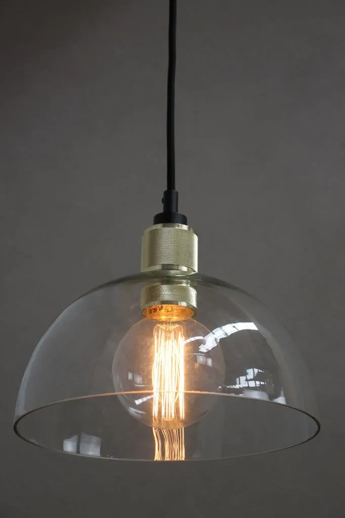 Dome Glass Pendant Light