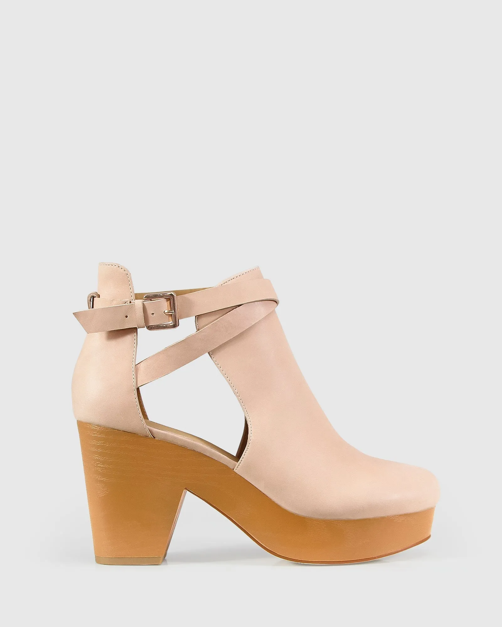 Fearless Clog Ankle Boot - Blush