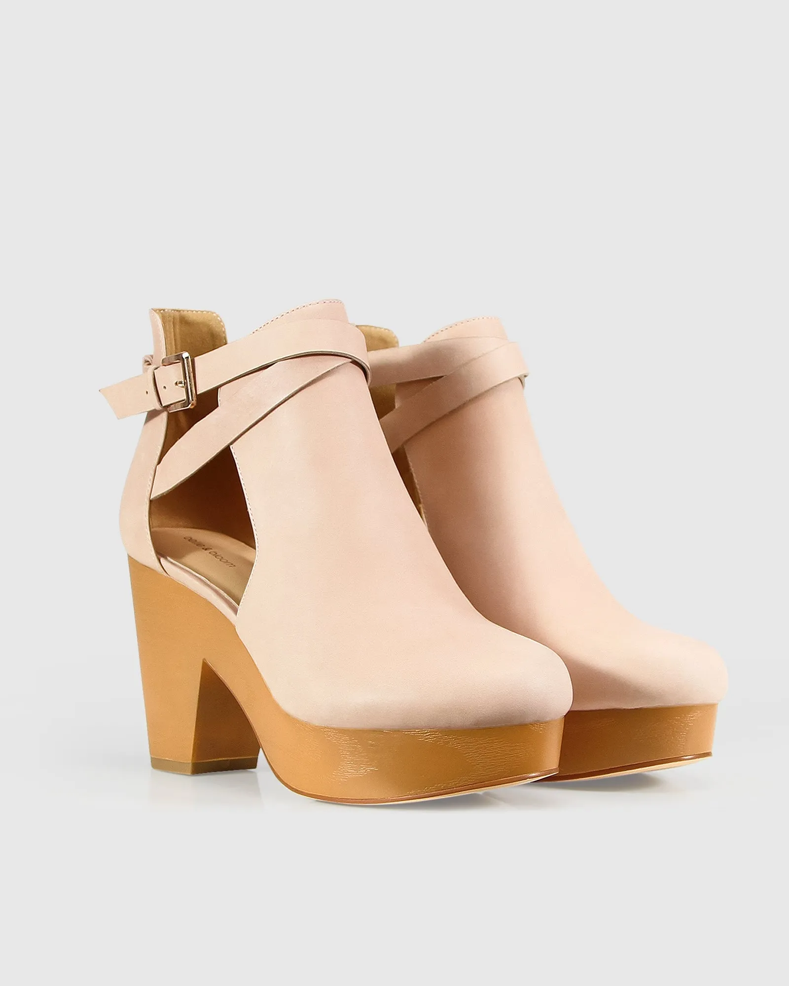 Fearless Clog Ankle Boot - Blush