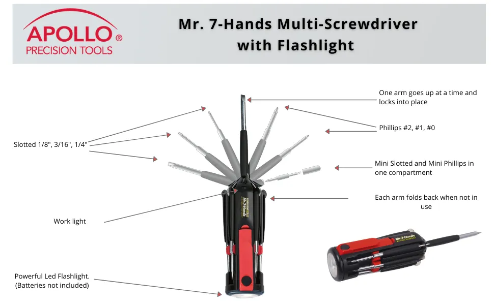 Flashlight Mr. 7-Hands - DT1719