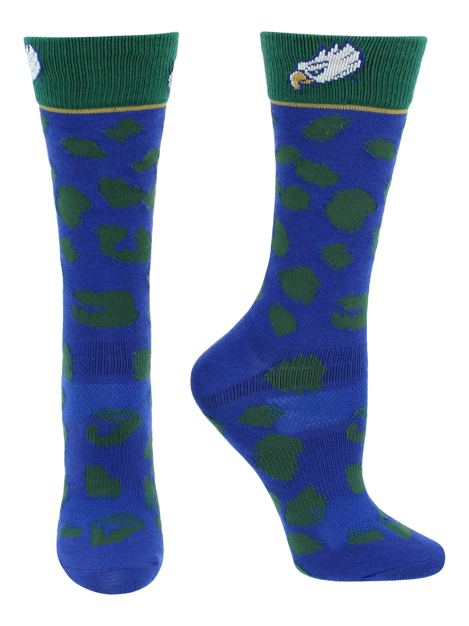 Florida Gulf Coast Eagles Socks Womens Savage Crew Socks