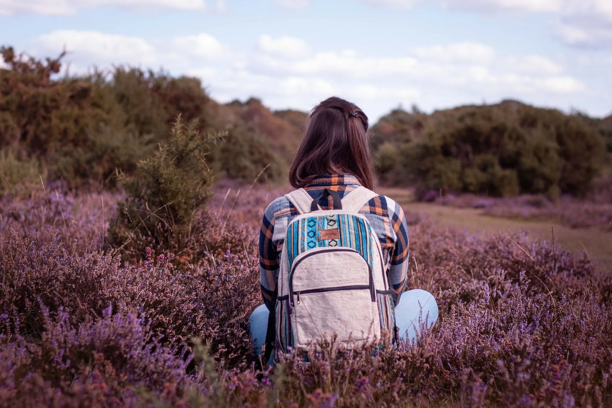 Handmade Hemp Backpack - BP5043