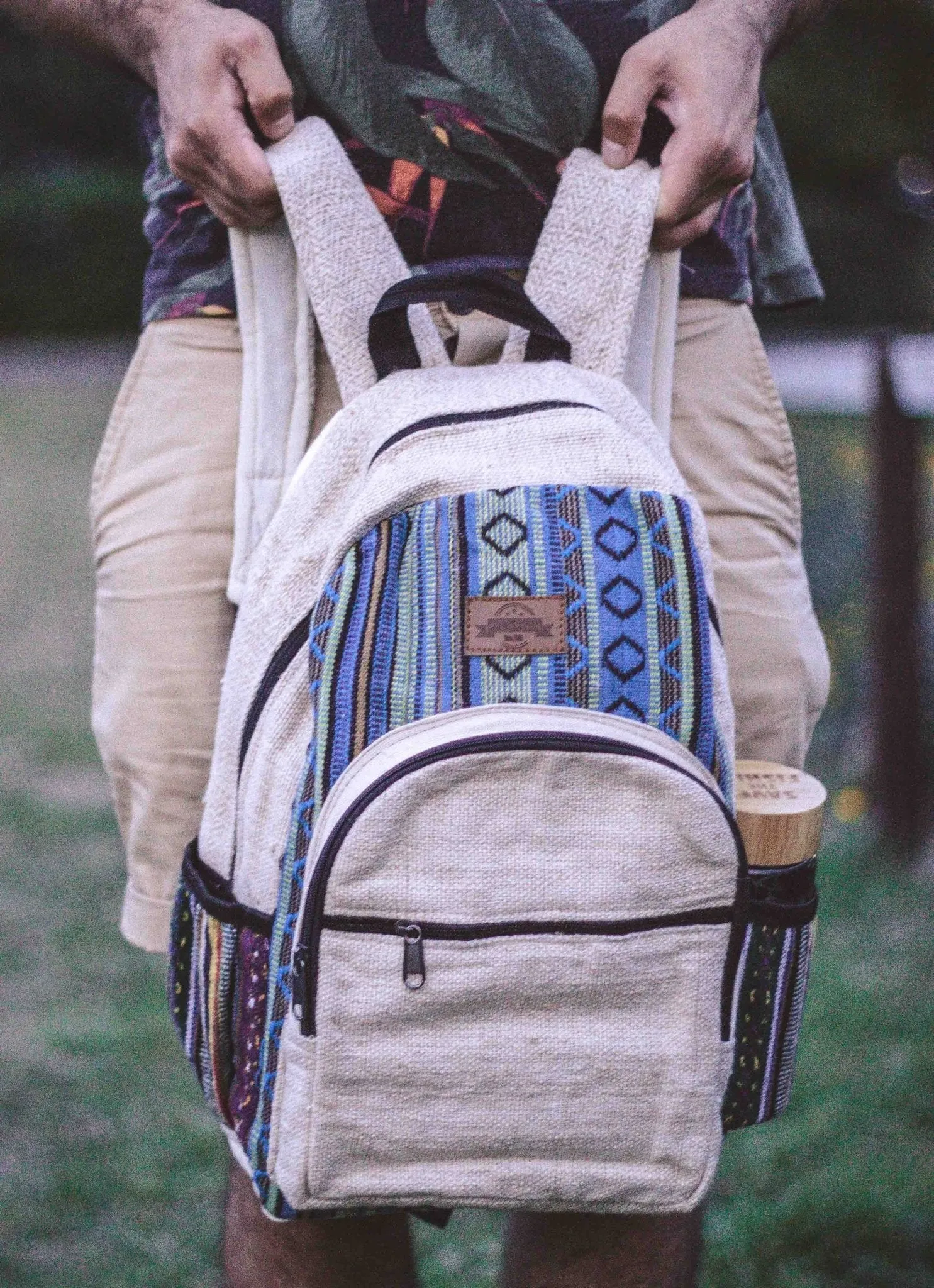 Handmade Hemp Backpack - BP5043