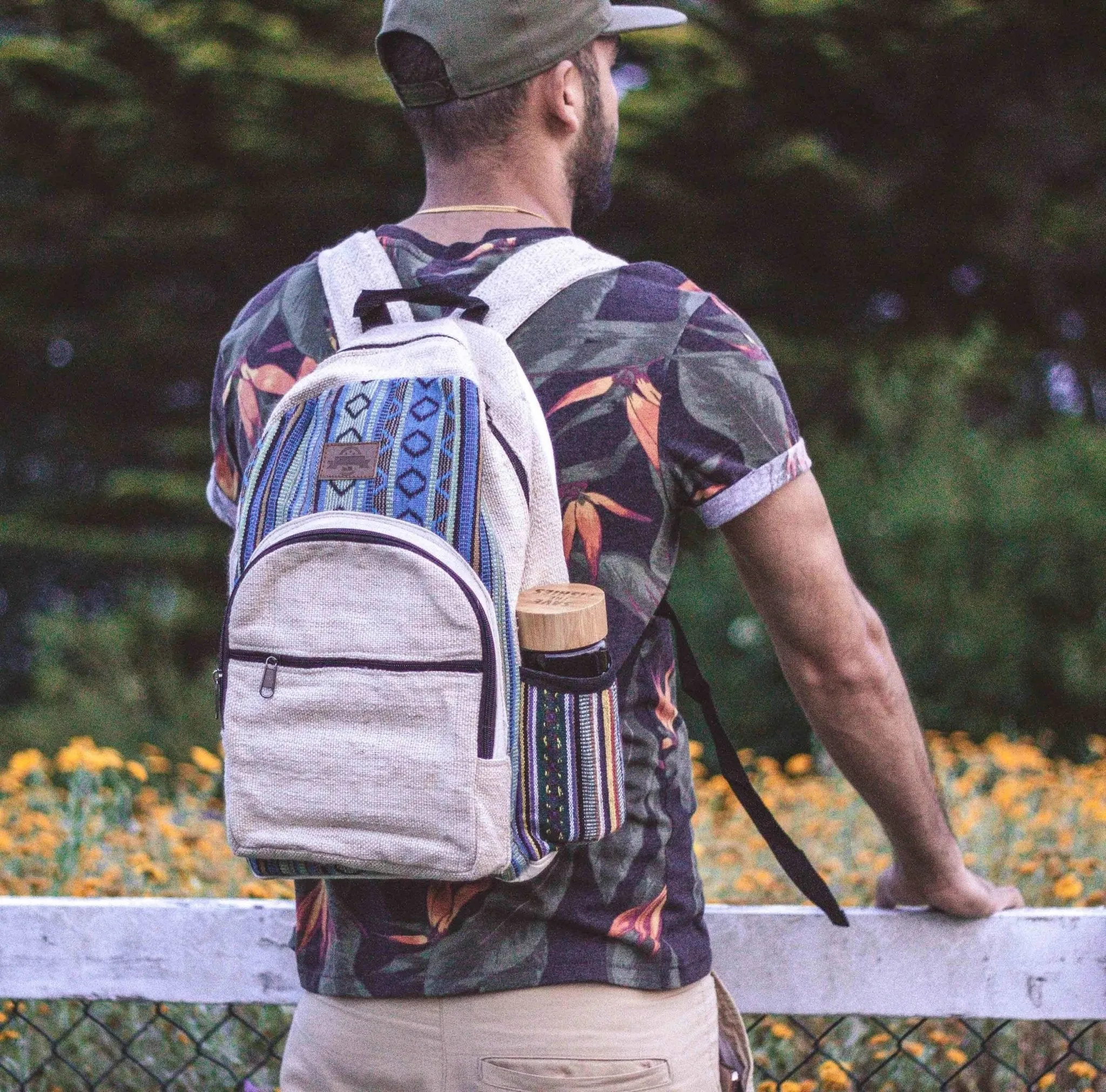 Handmade Hemp Backpack - BP5043