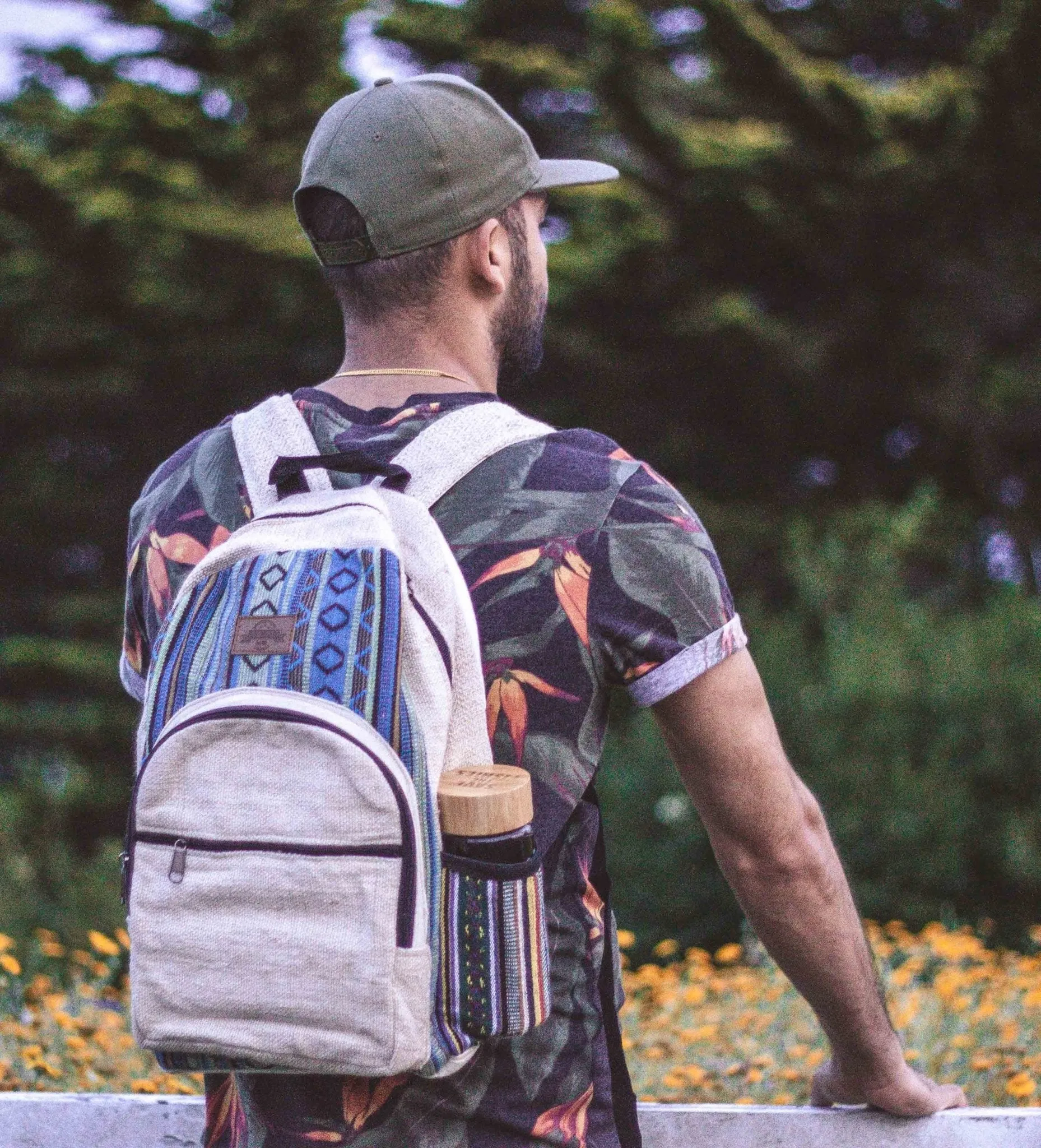 Handmade Hemp Backpack - BP5043