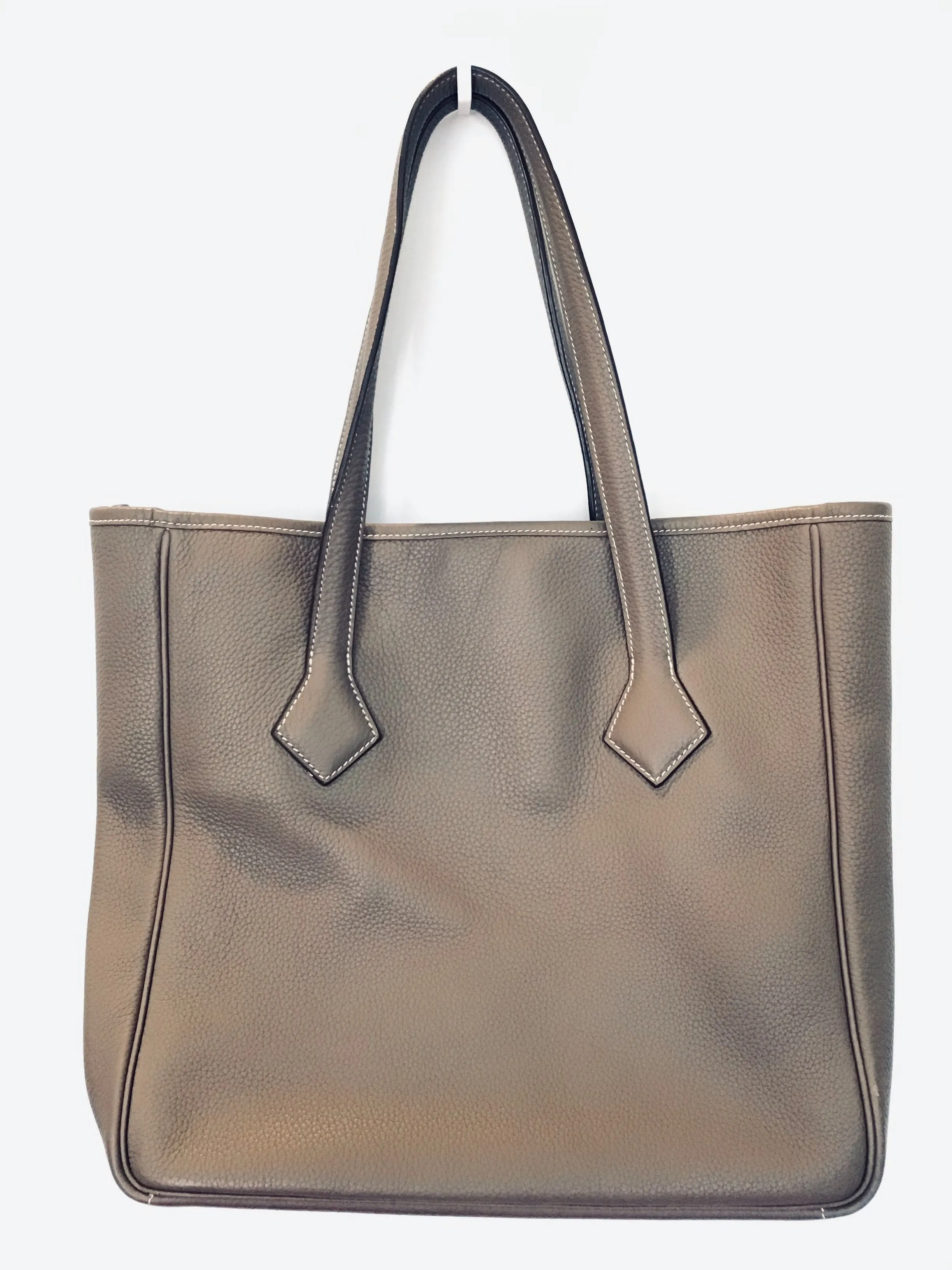 Hermes Victoria Cabas ll 32 Clemence Leather Tote