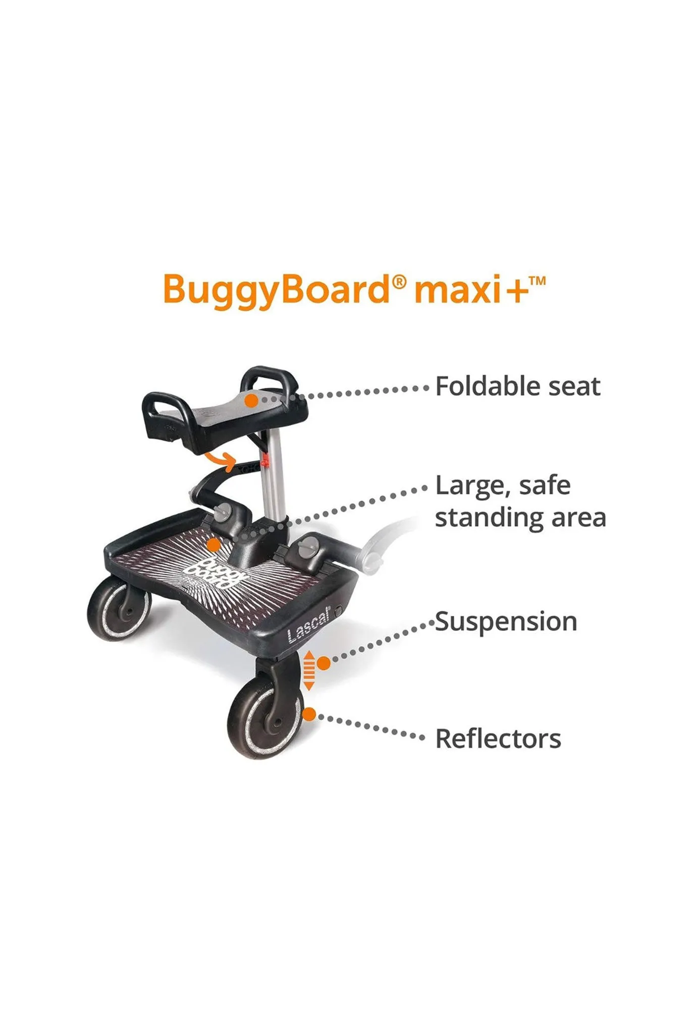 Lascal Buggy Board Maxi   Saddle Combo