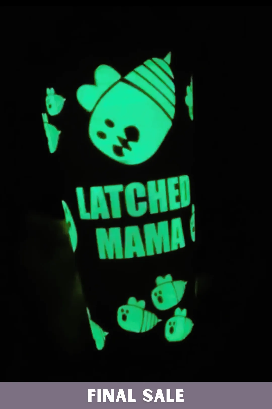 Latched Mama Boo-Bees Glow Cup - Final Sale