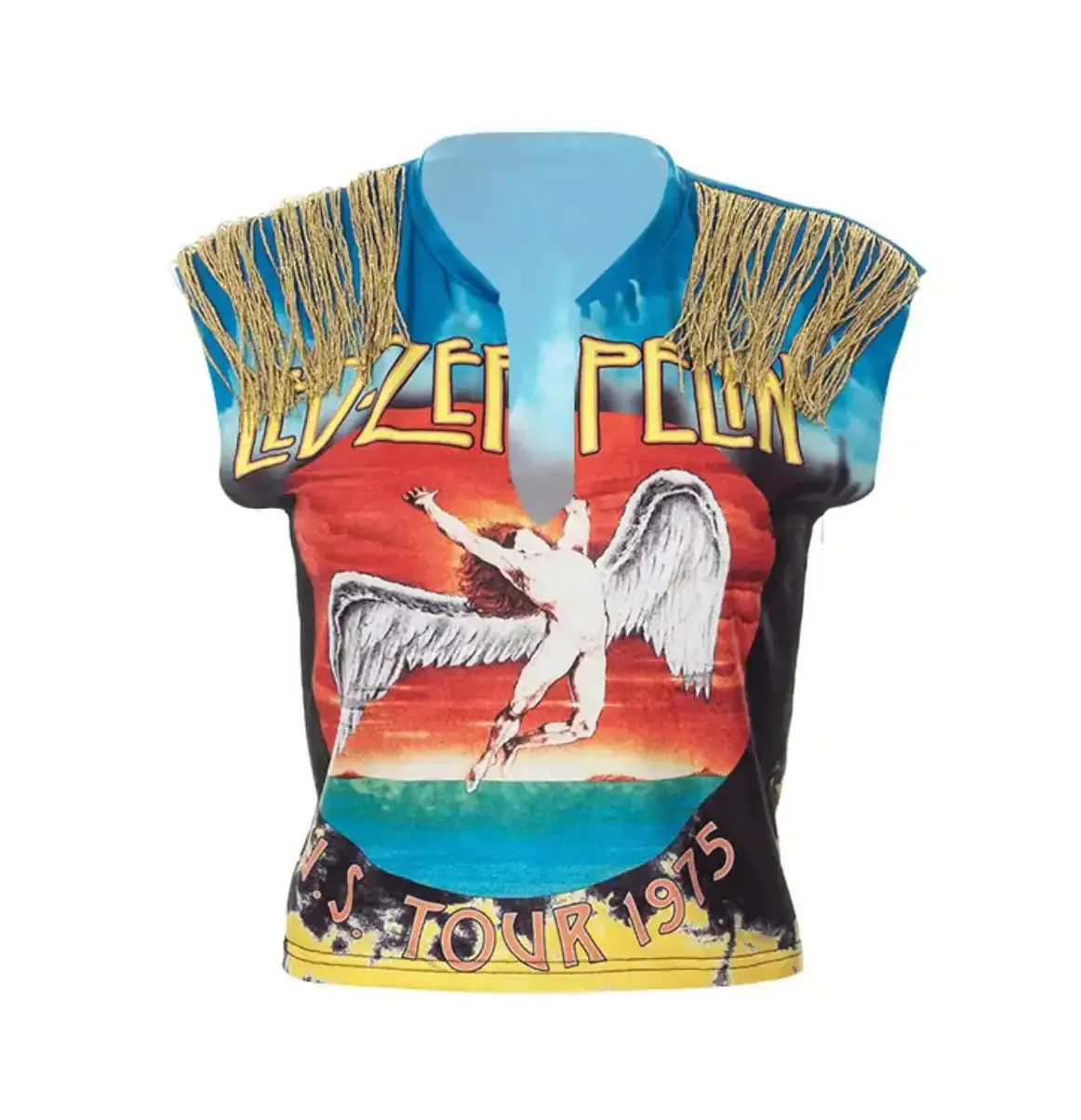 Led Zeppelin Tassel Tank Top